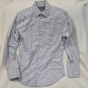 Bonobos Light Gray Plaid Men's Shirt